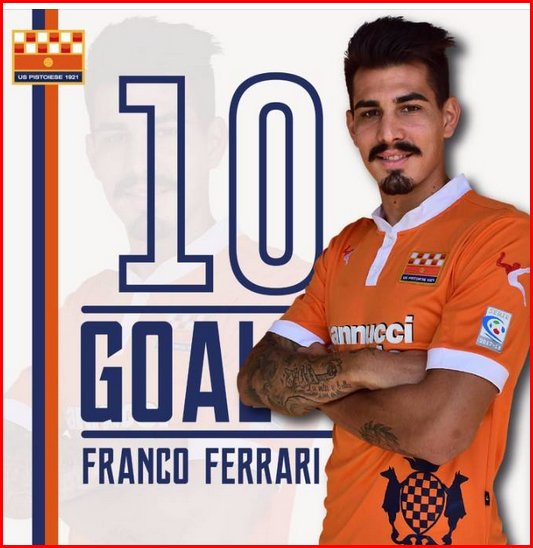 Viterbese-Pistoiese 1-1. Arriva il pareggio con il 6� gol di Ferrari. Videocommento di Gianni Zei